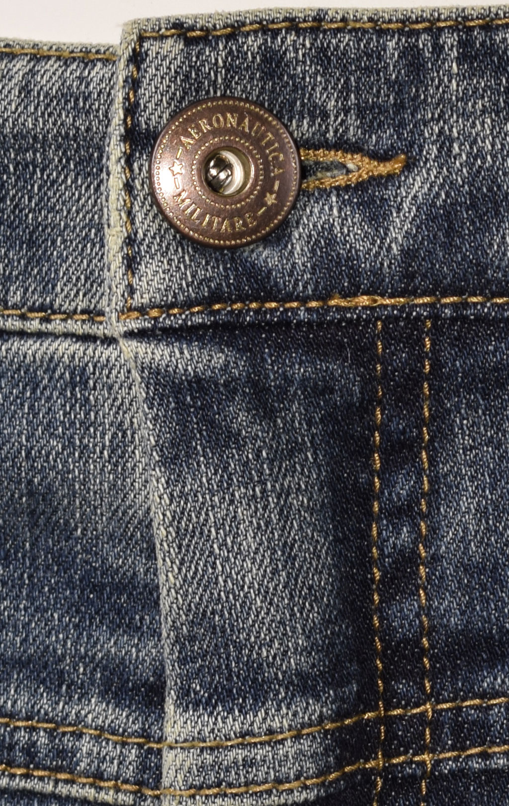Джинсы-карго AERONAUTICA MILITARE ANTI-G плотные FW 23/24/AL denim wash (PA 939) 