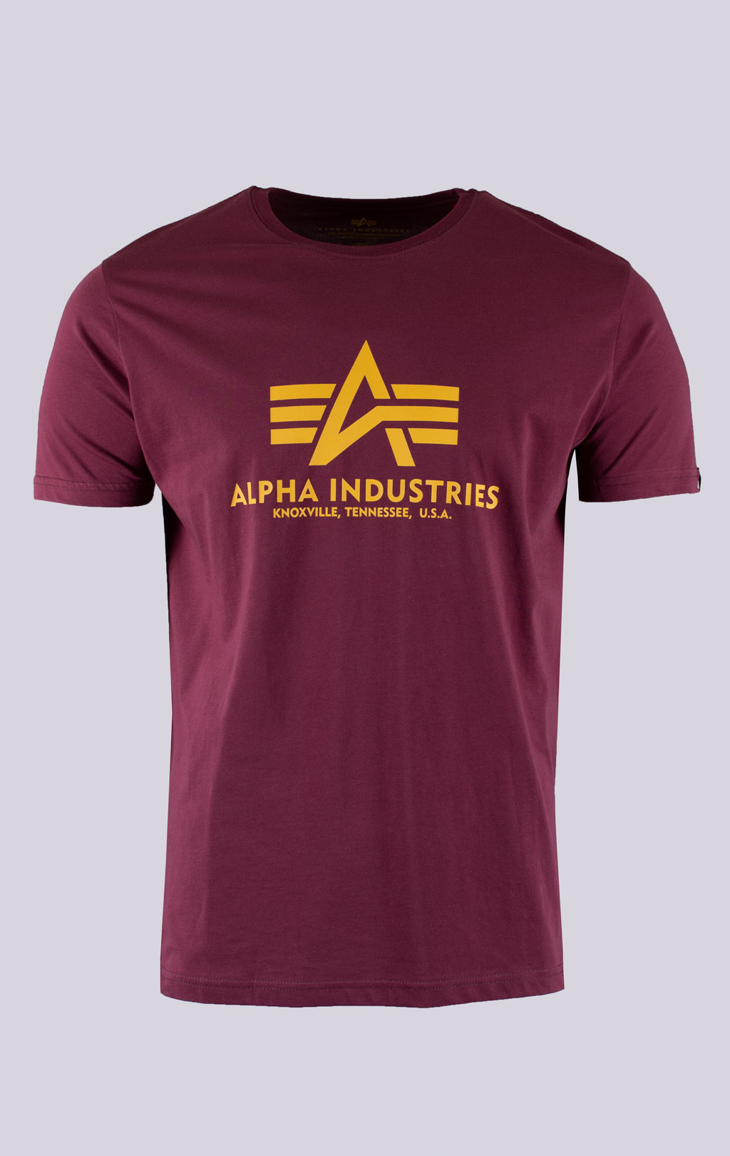 Футболка ALPHA INDUSTRIES BASIC T burgundy 