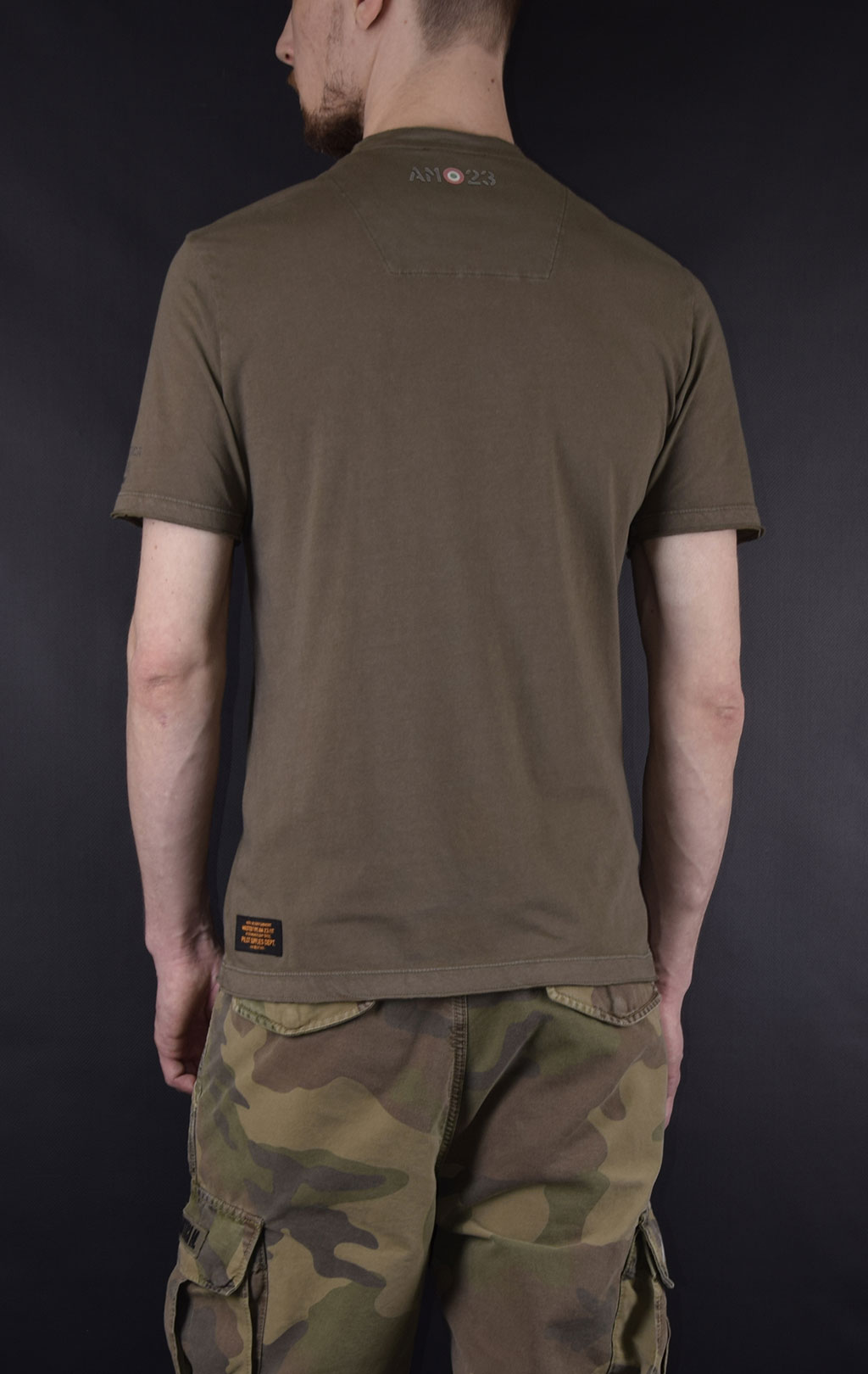 Футболка AERONAUTICA MILITARE SS19 green mountain (TS 1601) 