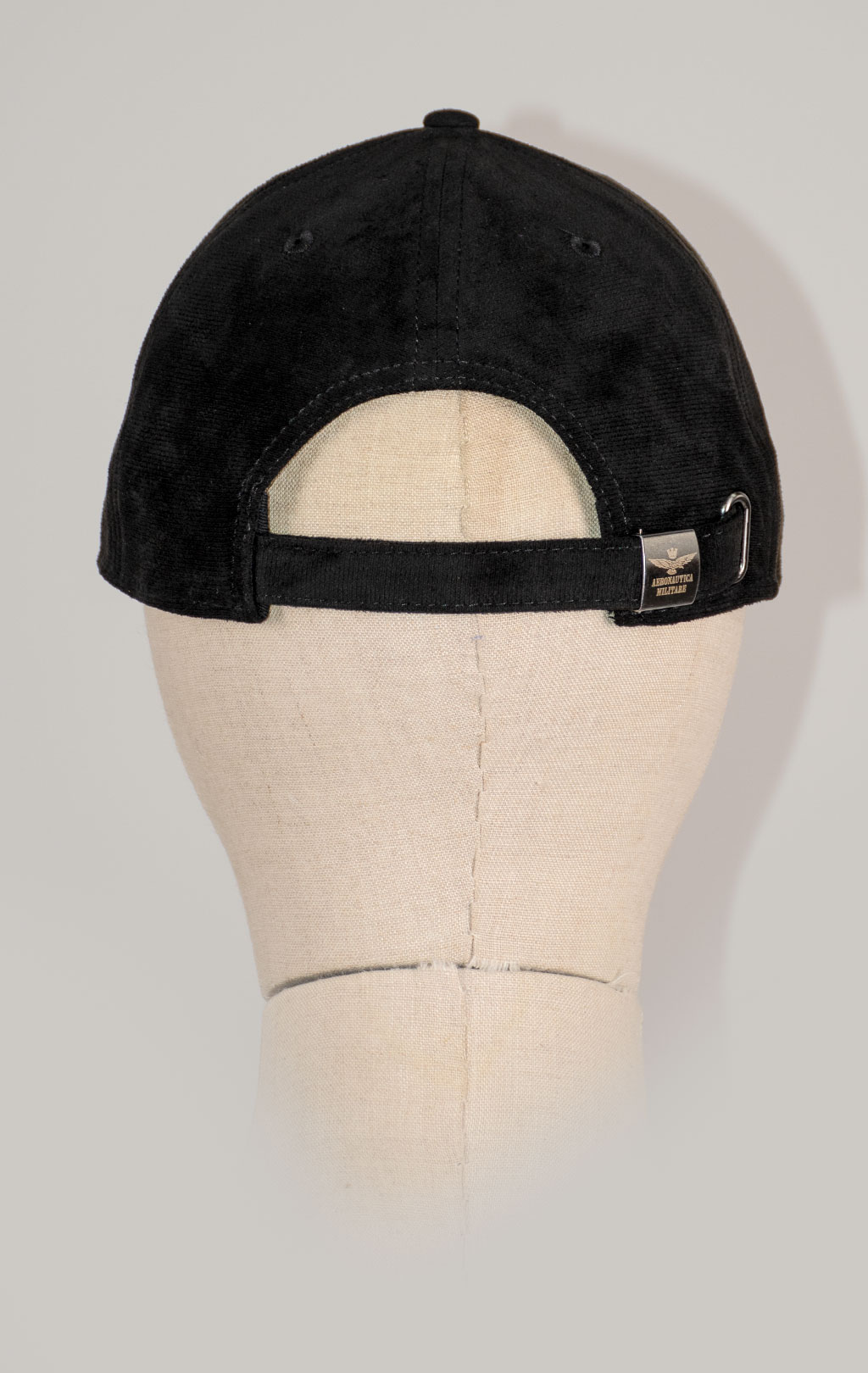 Бейсболка AERONAUTICA MILITARE искусственная замша FW 25/26/CN jet black (HA 1229) 