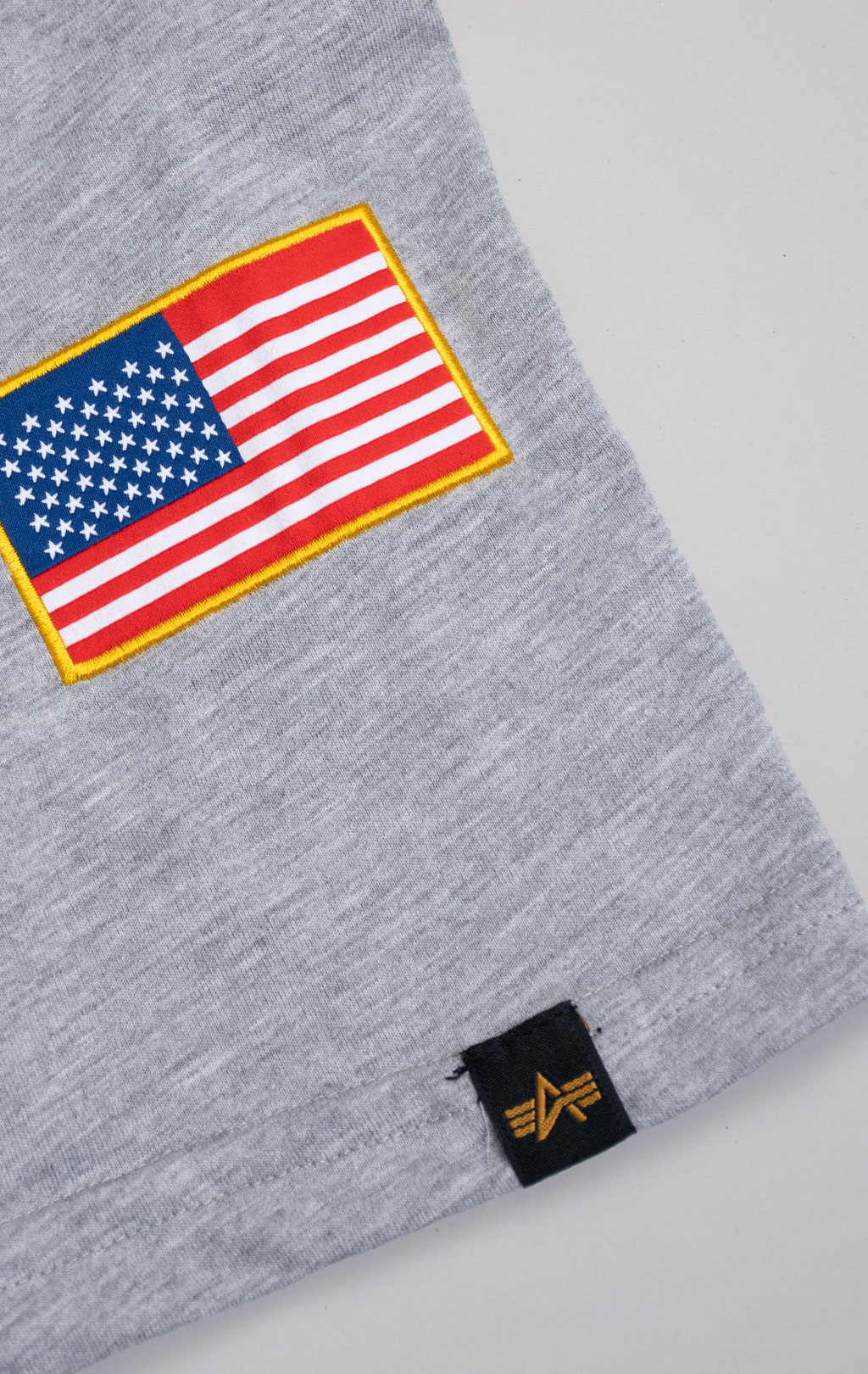 Футболка ALPHA INDUSTRIES NASA SPACE SHUTTLE T grey heather 