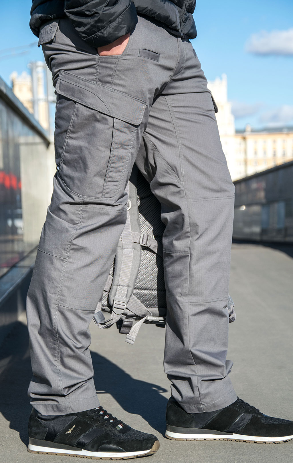 Брюки тактические Pentagon ARIS big size хлопок35%/полиэстер65% grey wolf 05021 