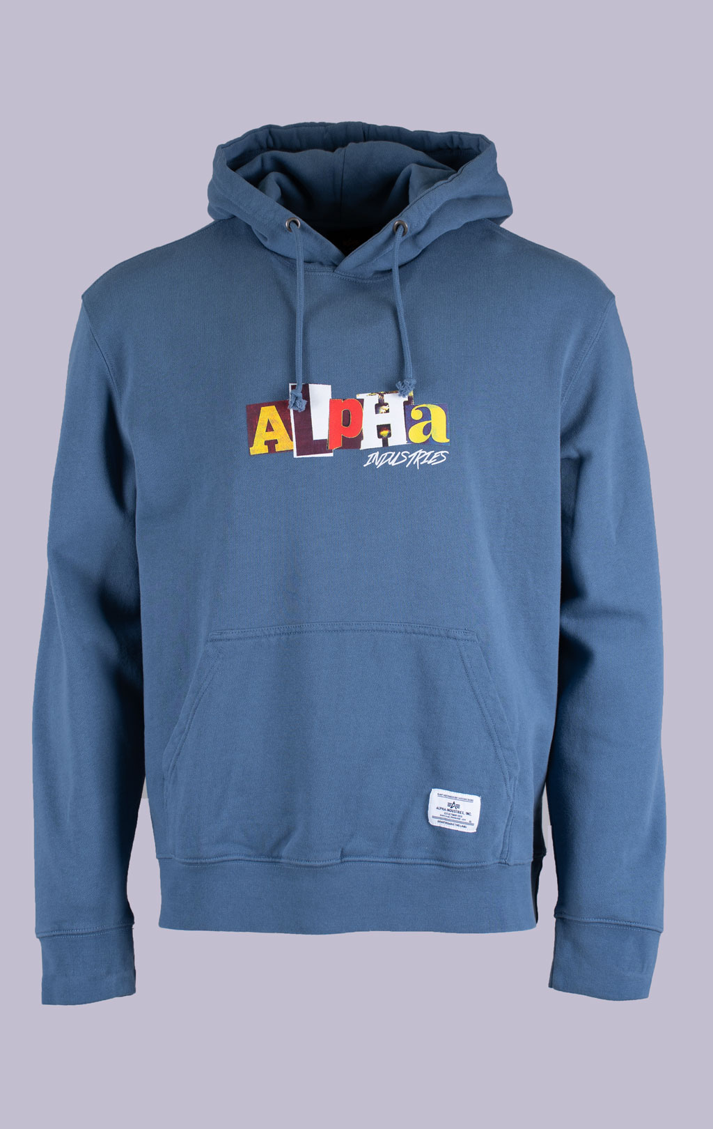 Толстовка ALPHA INDUSTRIES ALPHA RANSOM HOODIE SS 24 m copen blue 