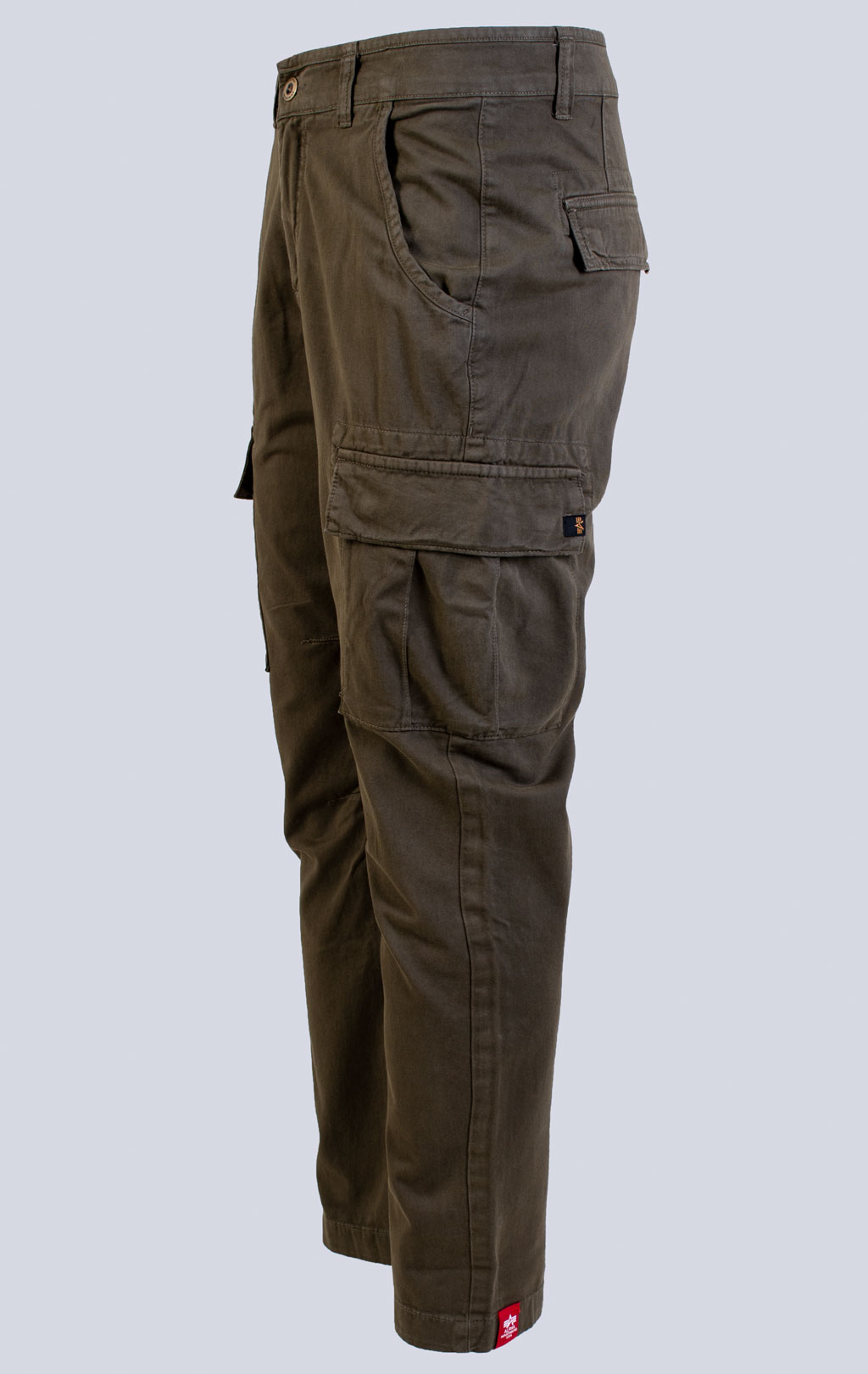 Брюки-карго ALPHA INDUSTRIES AGENT black olive 