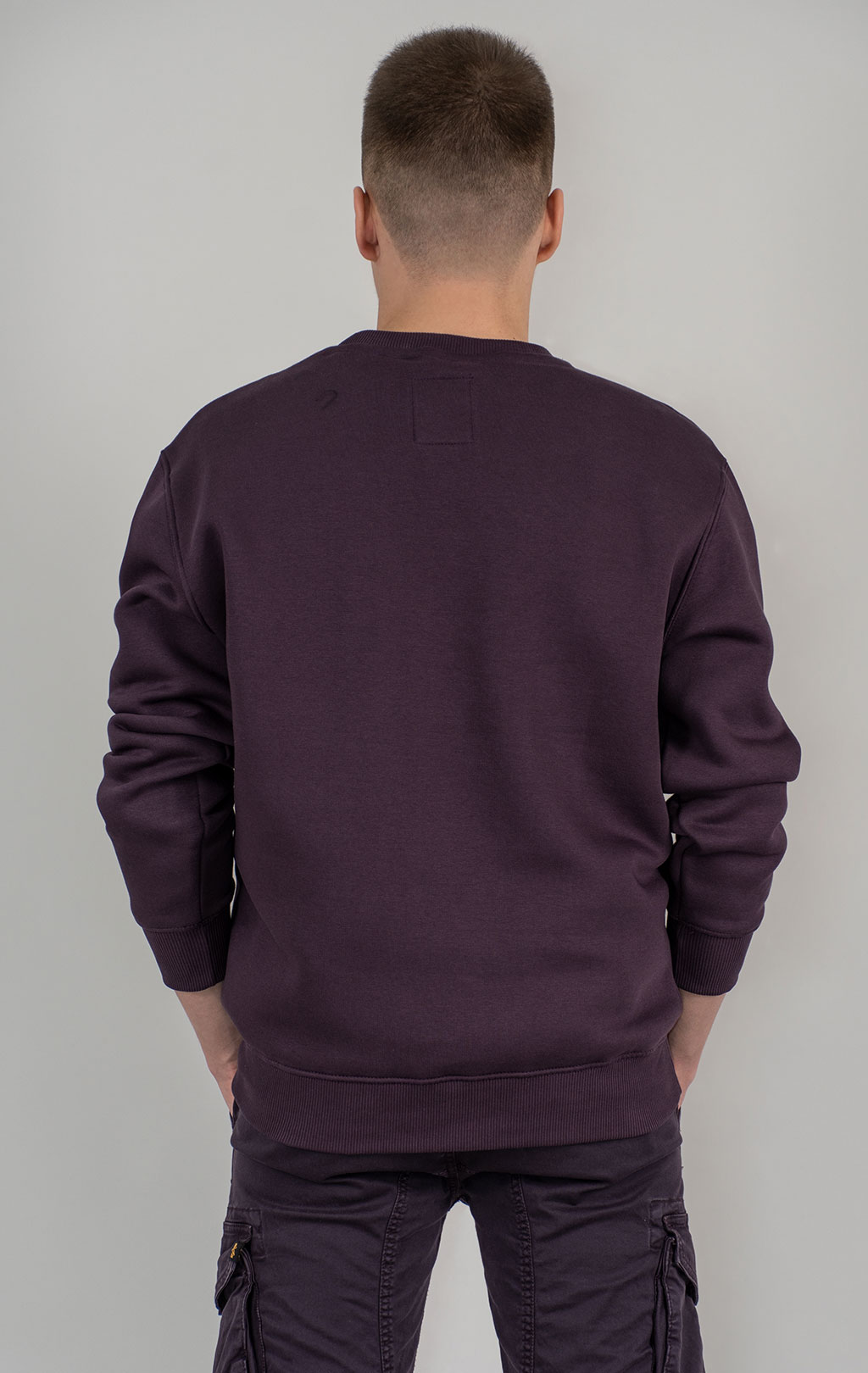 Свитшот ALPHA INDUSTRIES BASIC SWEATER plum 