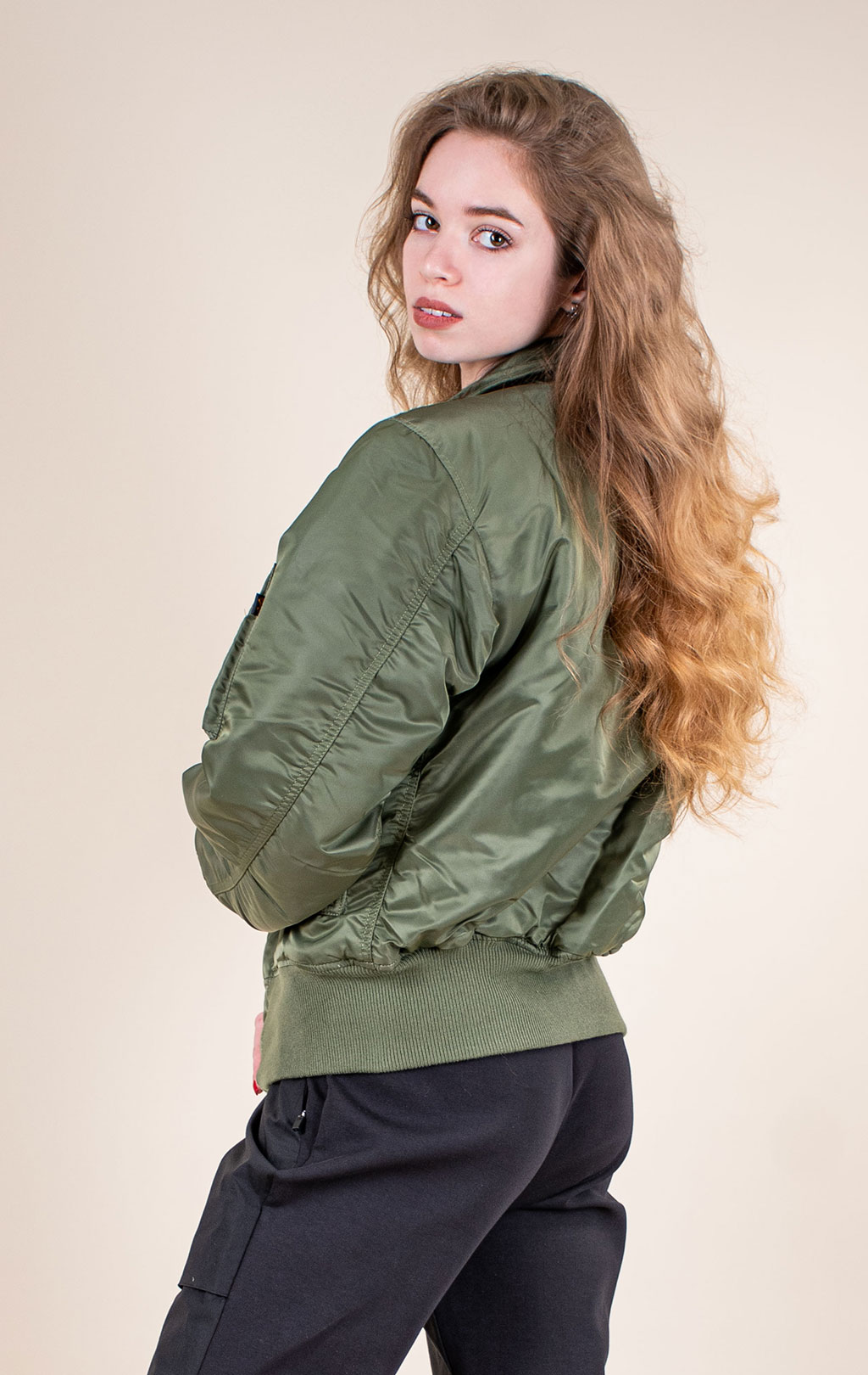 Куртка лётная ALPHA INDUSTRIES CWU 45 TOP GUN sage green 