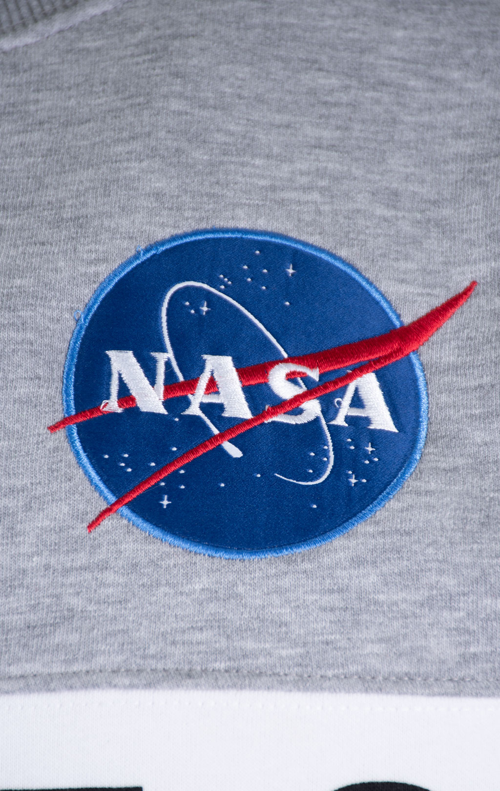 Свитшот ALPHA INDUSTRIES NASA Inlay grey heather 