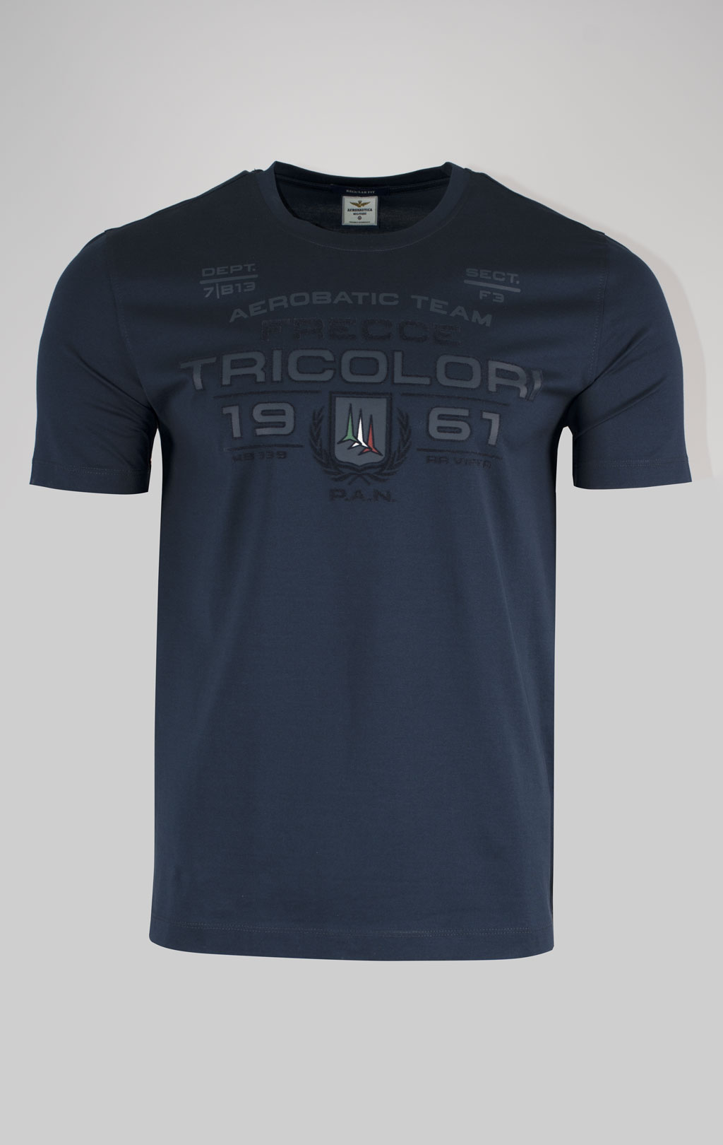 Футболка AERONAUTICA MILITARE SS 25 m/BD blue navy (TS 2423) 