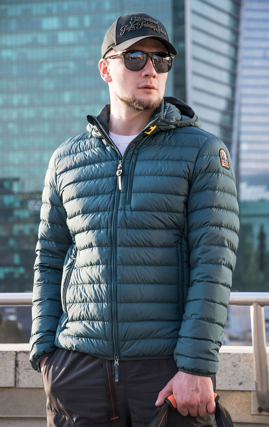 Куртка-пуховик лёгкая PARAJUMPERS LAST MINUTE SS 23 atlantic deep 