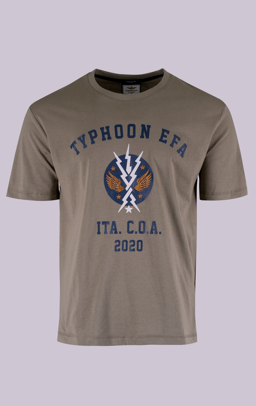 Футболка AERONAUTICA MILITARE SS 26/BD lichen green (TS 2529) 