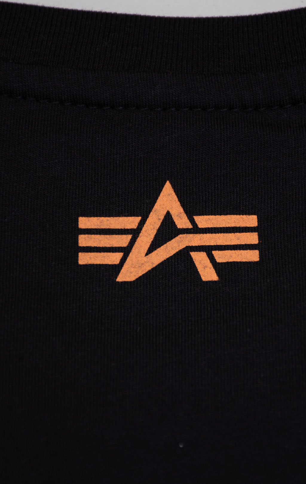 Футболка ALPHA INDUSTRIES CAMO PRINT black/orange 