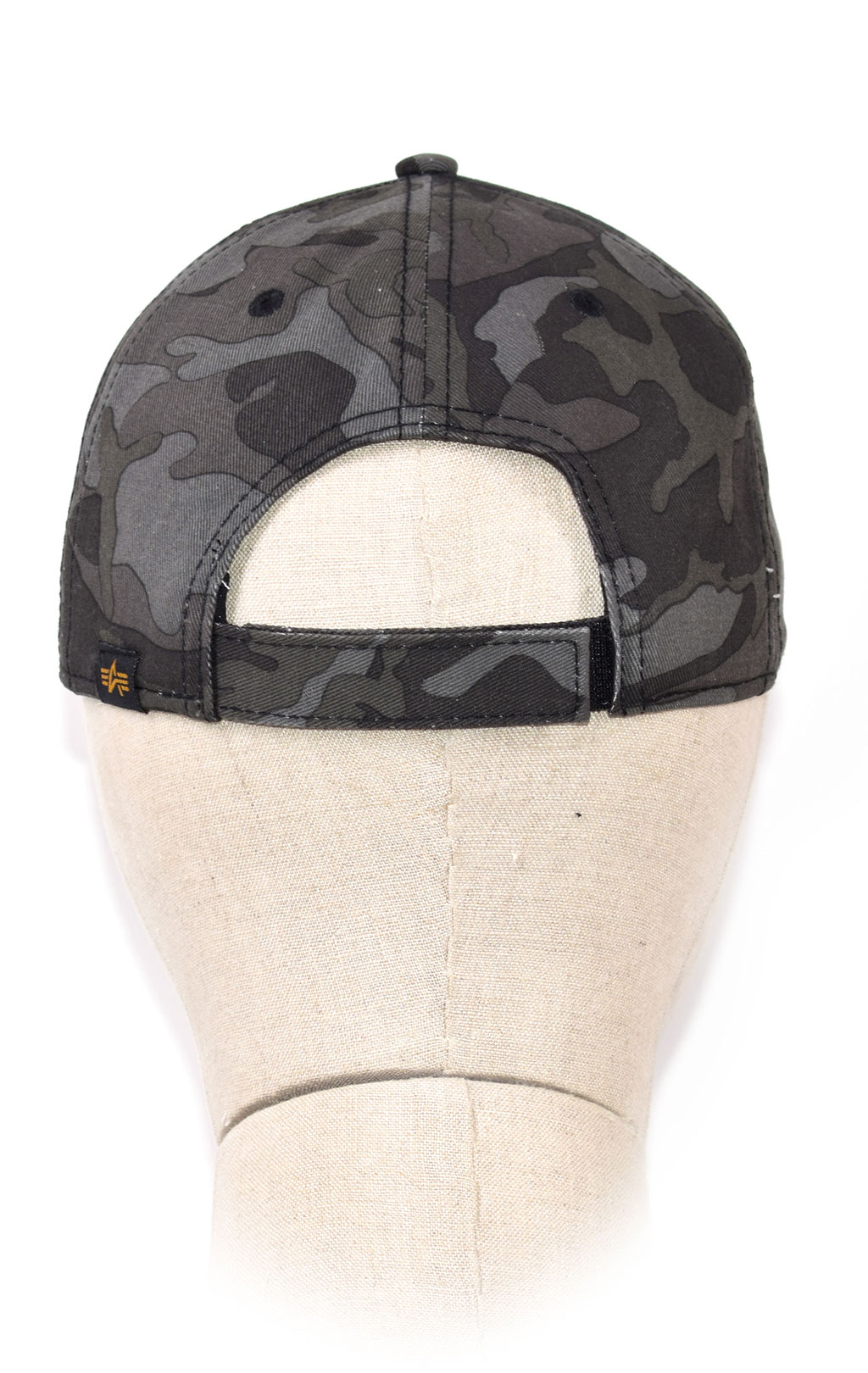 Бейсболка ALPHA INDUSTRIES VELCRO CAP II black camo 