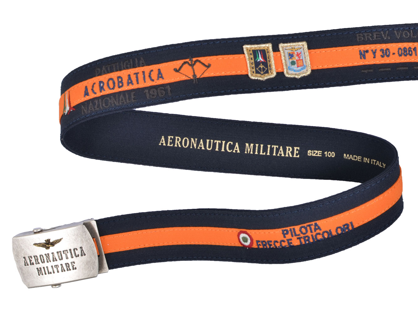 Ремень AERONAUTICA MILITARE blue navy (CI 206) 