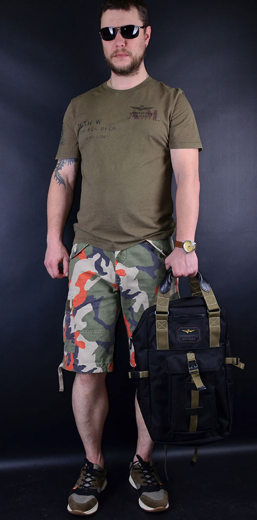 Футболка AERONAUTICA MILITARE dark olive (TS 1514)