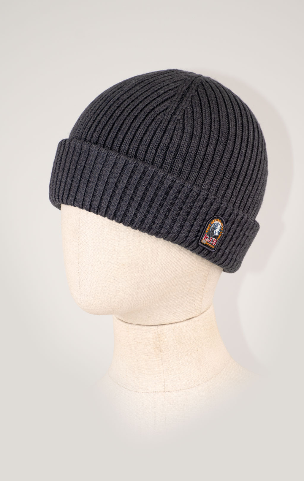 Шапка вязаная PARAJUMPERS RIB HAT FW 25/26 phantom 