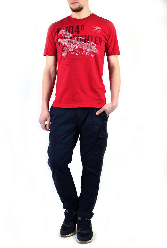 Футболка AERONAUTICA MILITARE red chili pepper (TS 1513) 