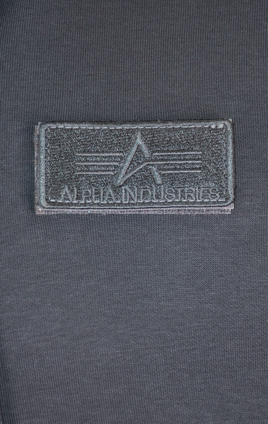 Толстовка ALPHA INDUSTRIES GREEN STRIPE HOODY vintage grey 