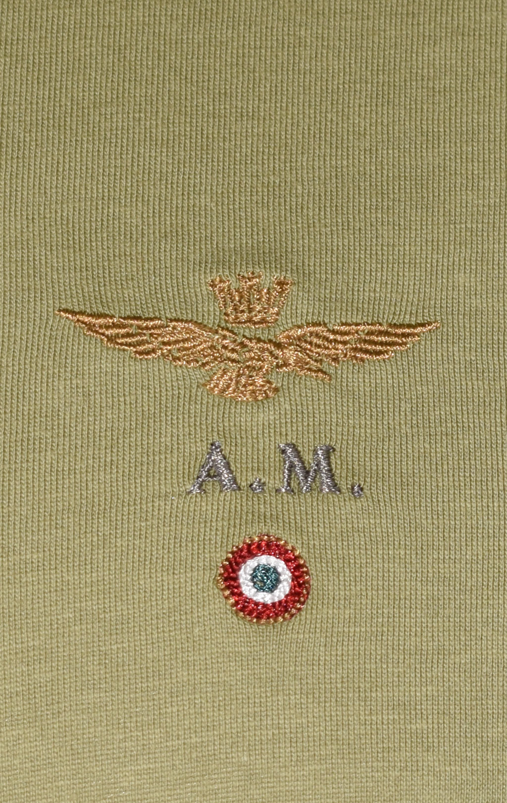 Футболка AERONAUTICA MILITARE SS 22/BD green (TS 1580)