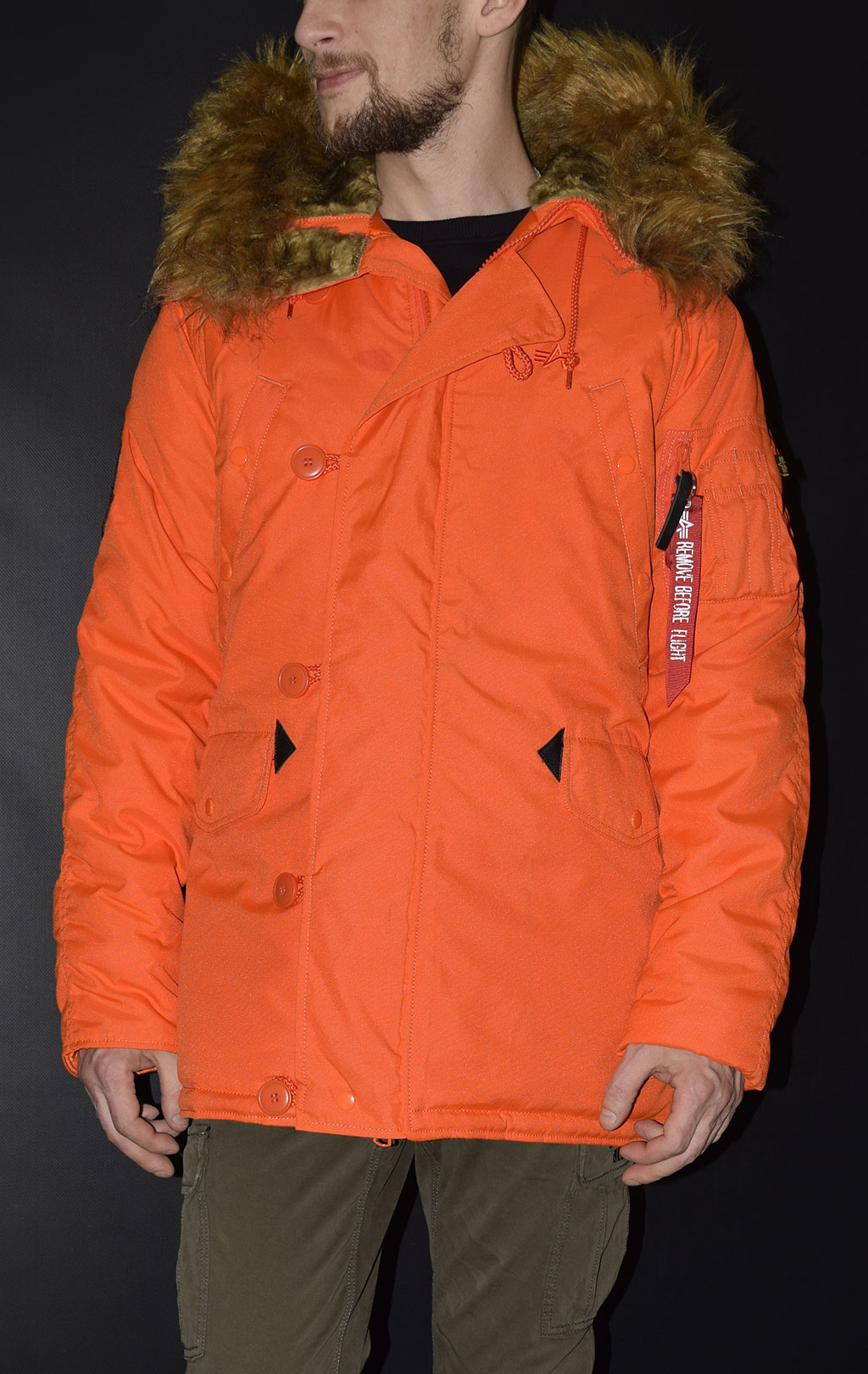 Аляска ALPHA INDUSTRIES EXPLORER flame orange 