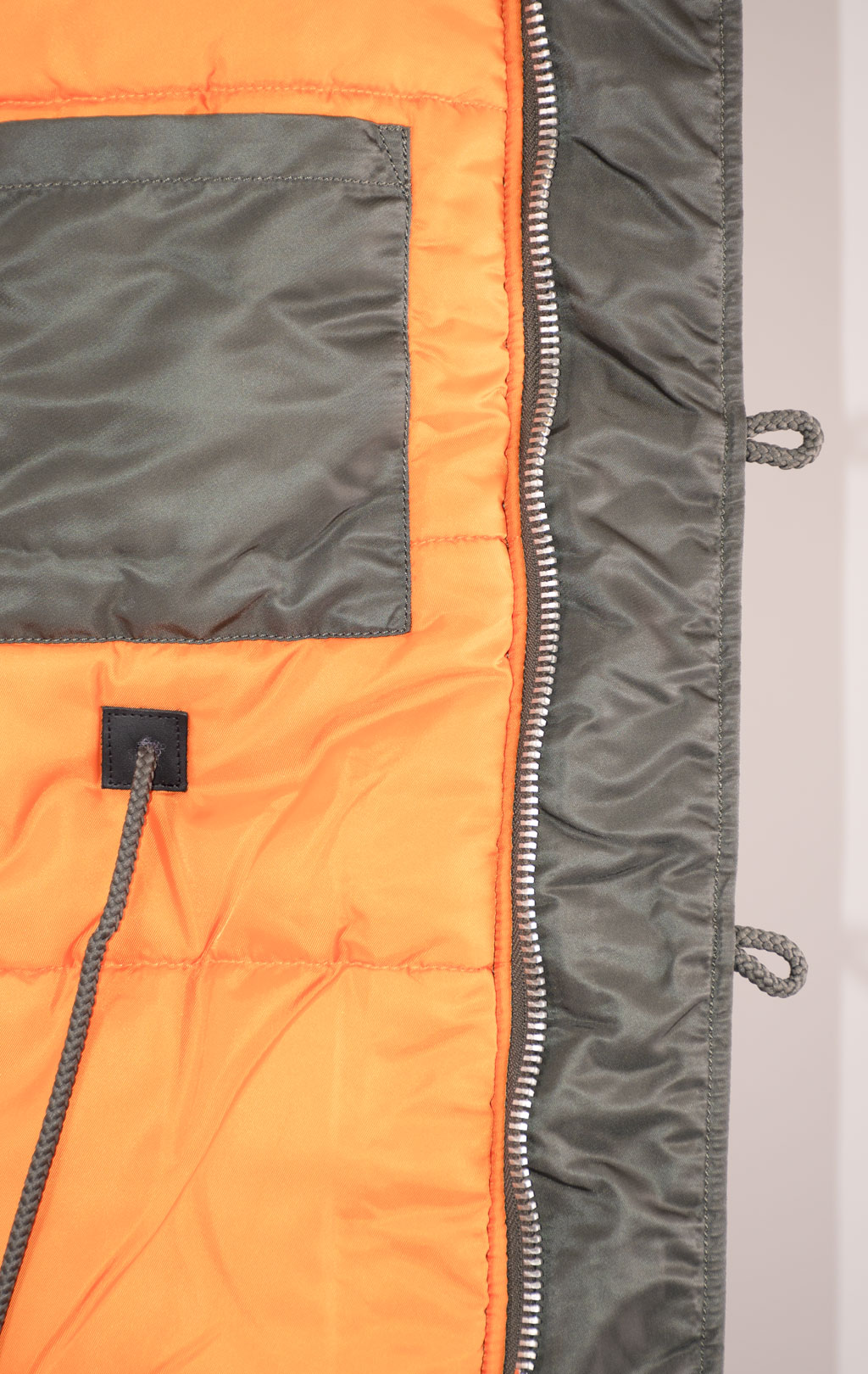 Аляска ALPHA INDUSTRIES SLIM FIT GEN-I N-3B натур. мех rep. grey/orange 