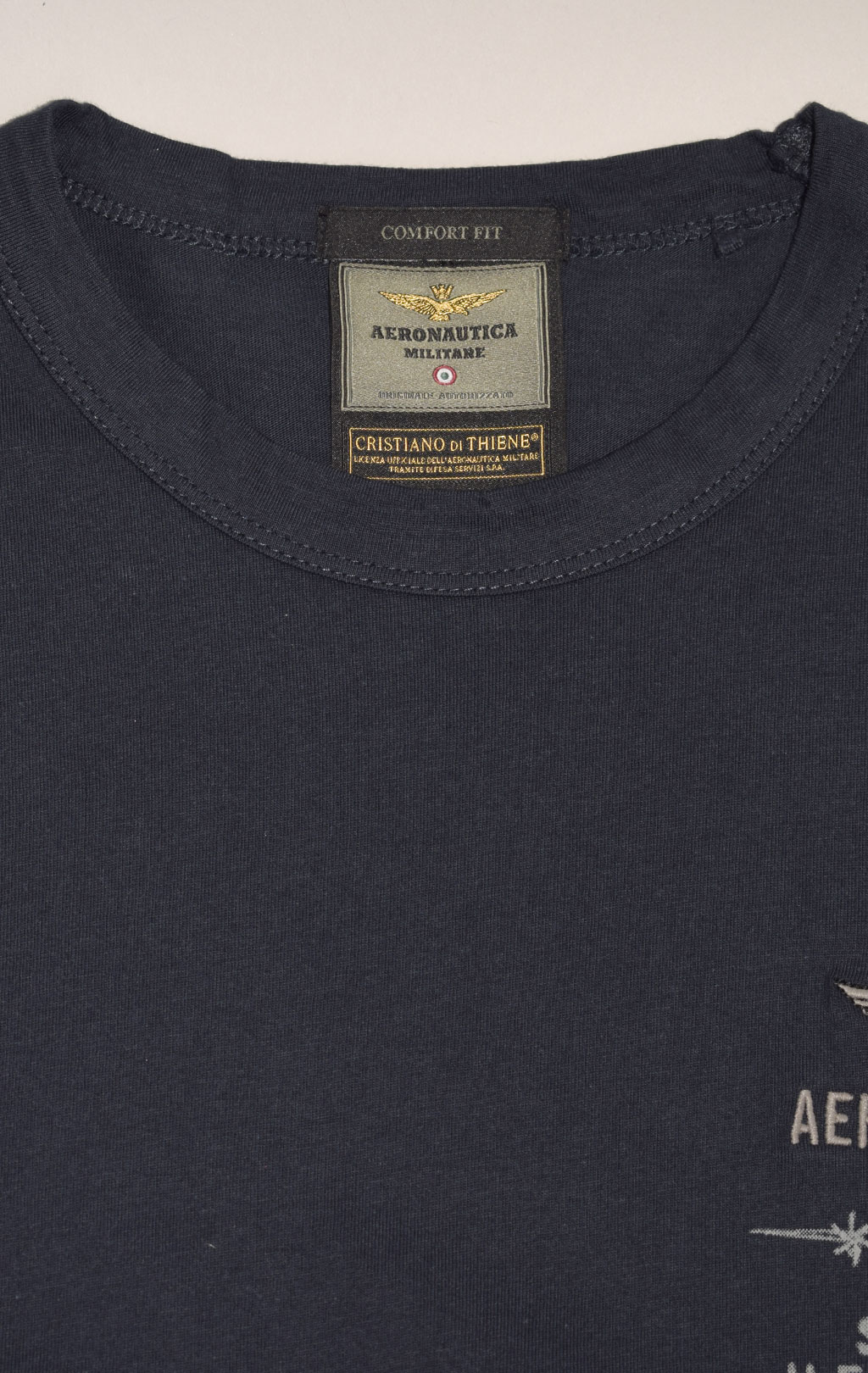 Футболка AERONAUTICA MILITARE big size FW 23/24/BD dark blue (TS 2135) 