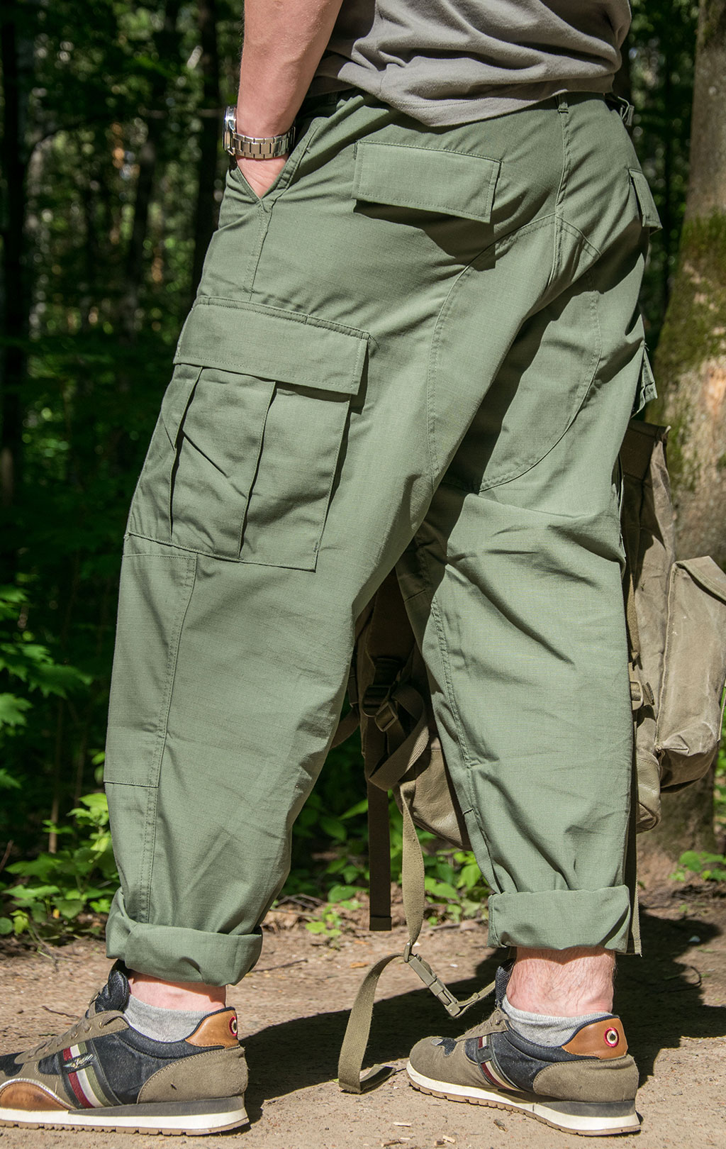 Брюки полевые Tru-Spec BDU big size хлопок35%/полиэстер65% Rip-Stop ZIPP FLY olive 