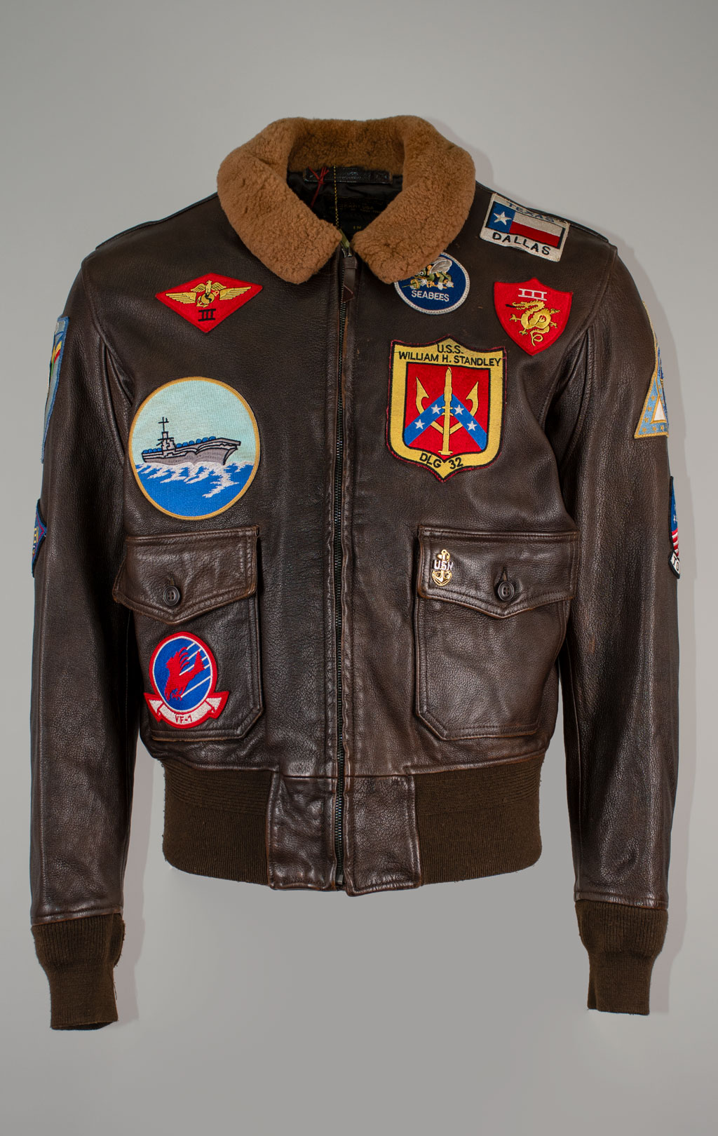 Куртка-пилот COCKPIT Movie Heroes G-1 кожа brown (Z201036T) 