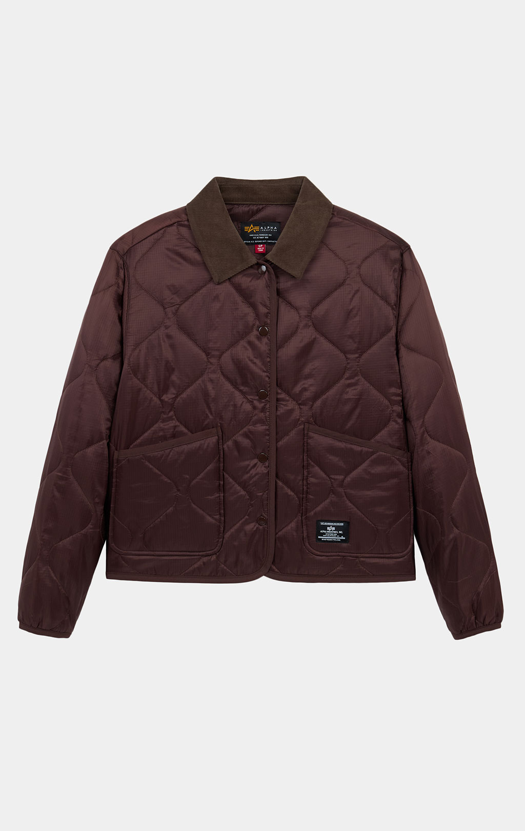 Женская куртка ALPHA INDUSTRIES COAST RELAXED FIT LINER JACKET W FW 26/27 cocoa 