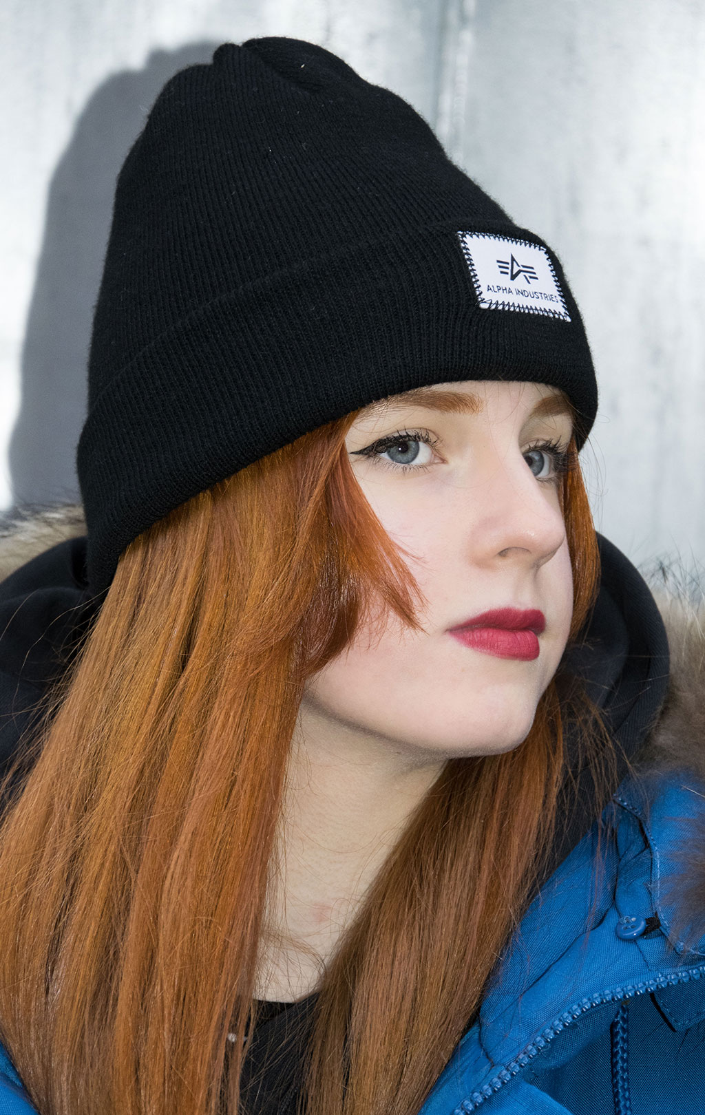 Шапка ALPHA INDUSTRIES X-FIT BEANIE black 