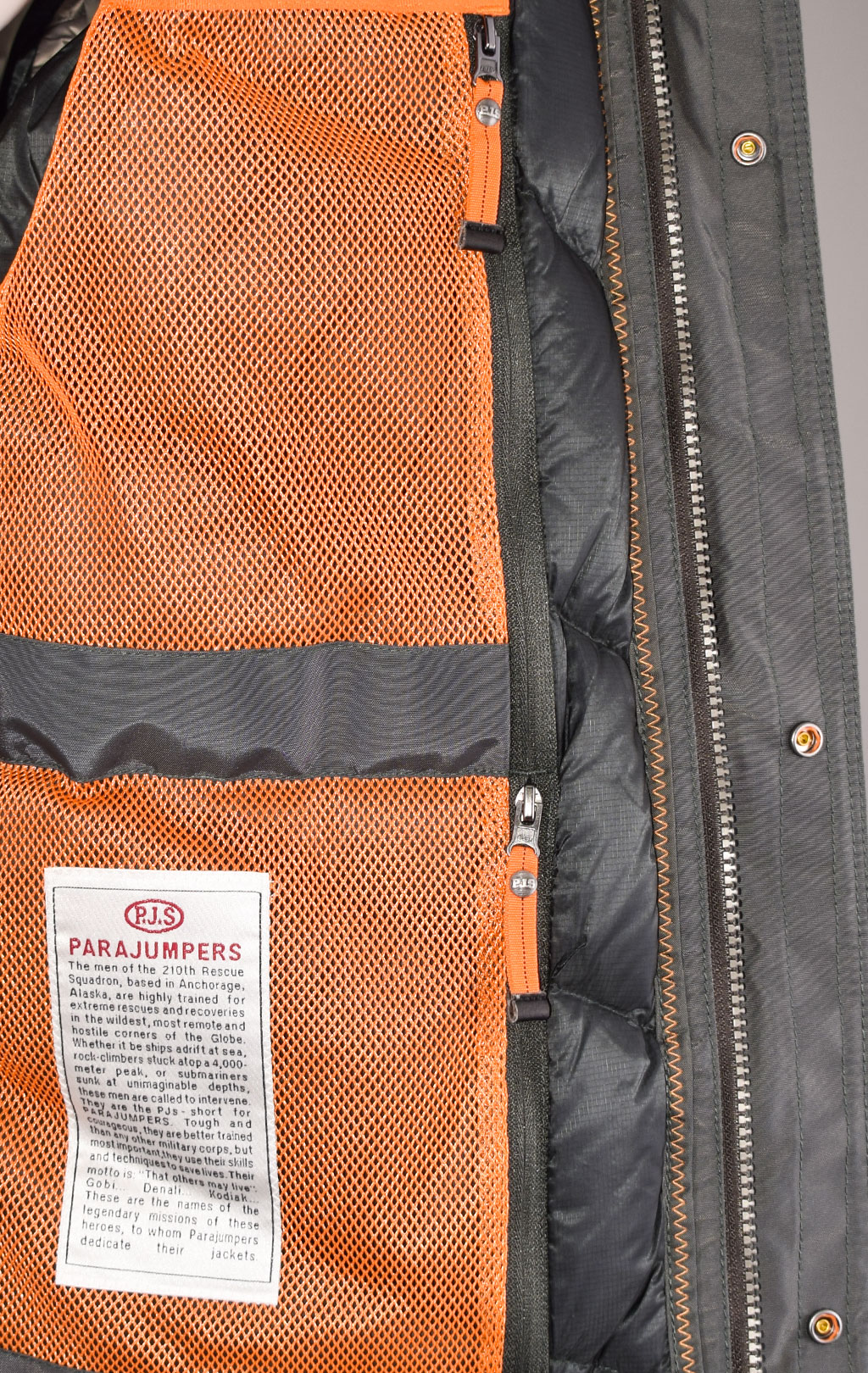 Аляска-пуховик PARAJUMPERS RIGHT HAND CORE FW 23/24 green gables 