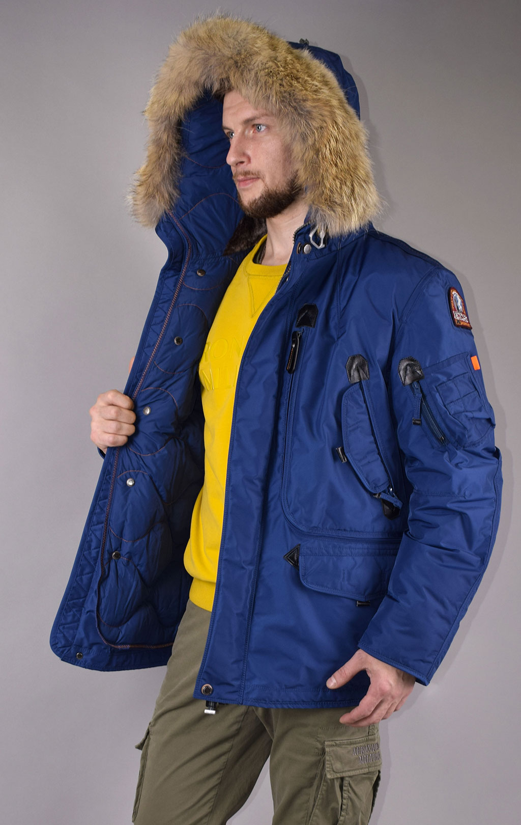 Аляска-пуховик PARAJUMPERS RIGHT HAND FW 19/20 navy peony 