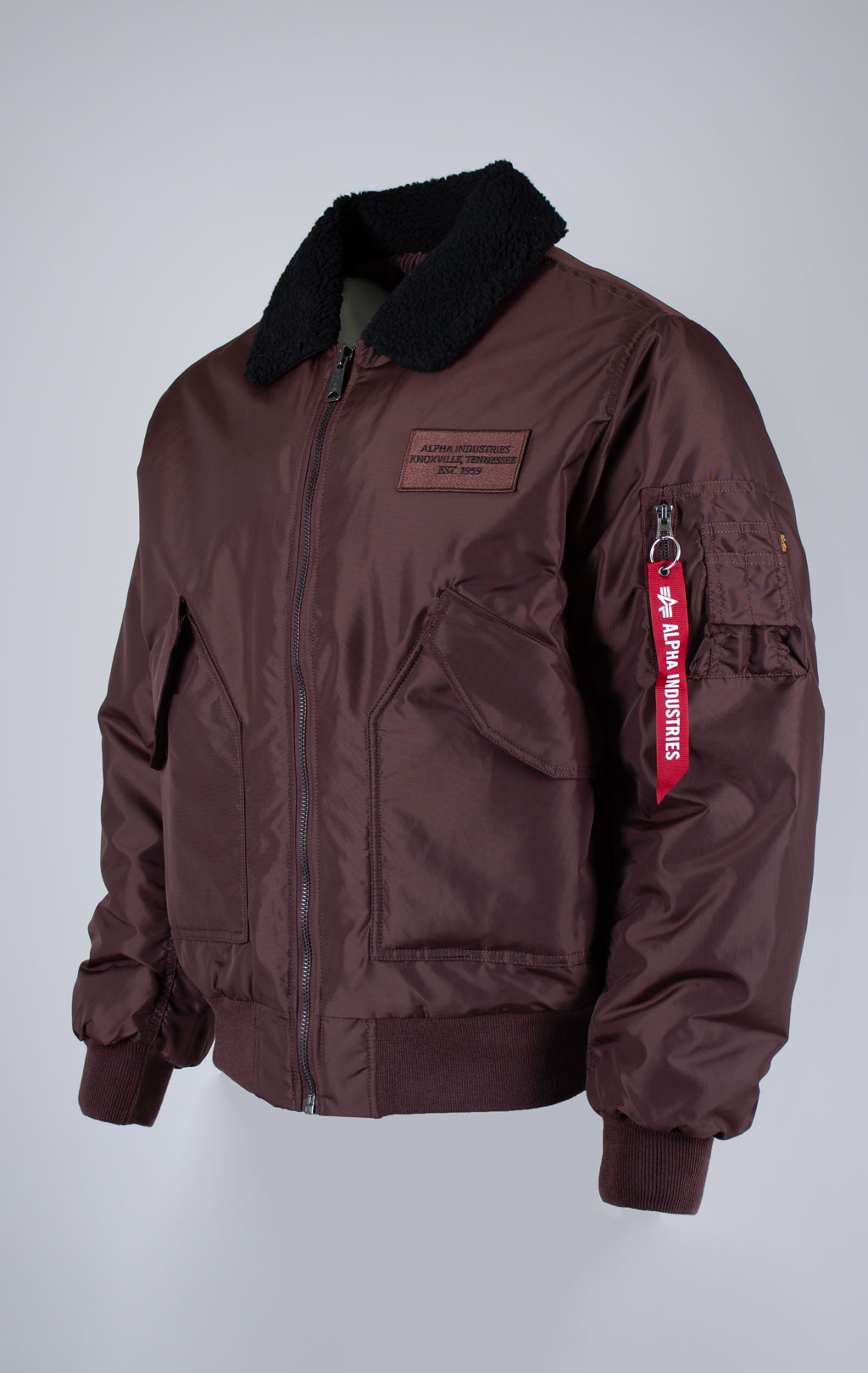 Куртка лётная ALPHA INDUSTRIES CWU 45/P RELAXED FIT FLIGHT JACKET (OXFORD SC) FW 26/27 cocoa 