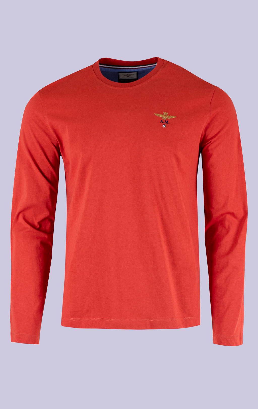 Лонгслив AERONAUTICA MILITARE FW 26/27/TR burnt ochre (TS 2390) 