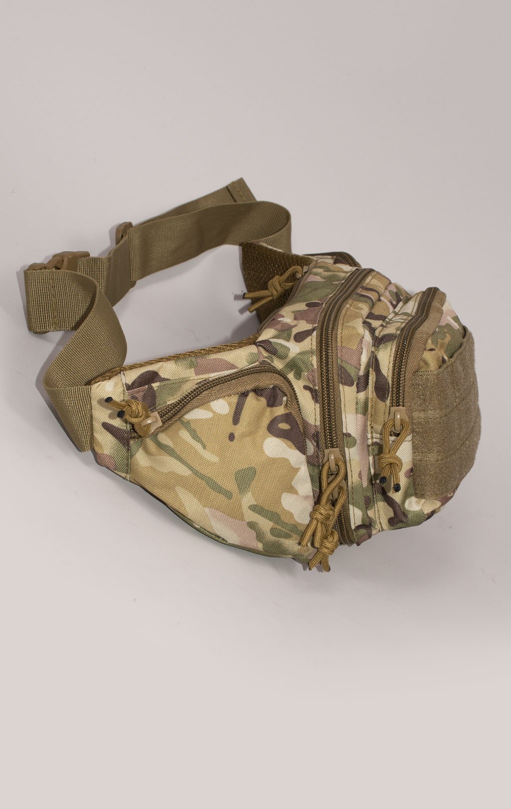 Сумка поясная тактическая SABADO MOLLE Velcro 20x110x15 multicam b-9038 