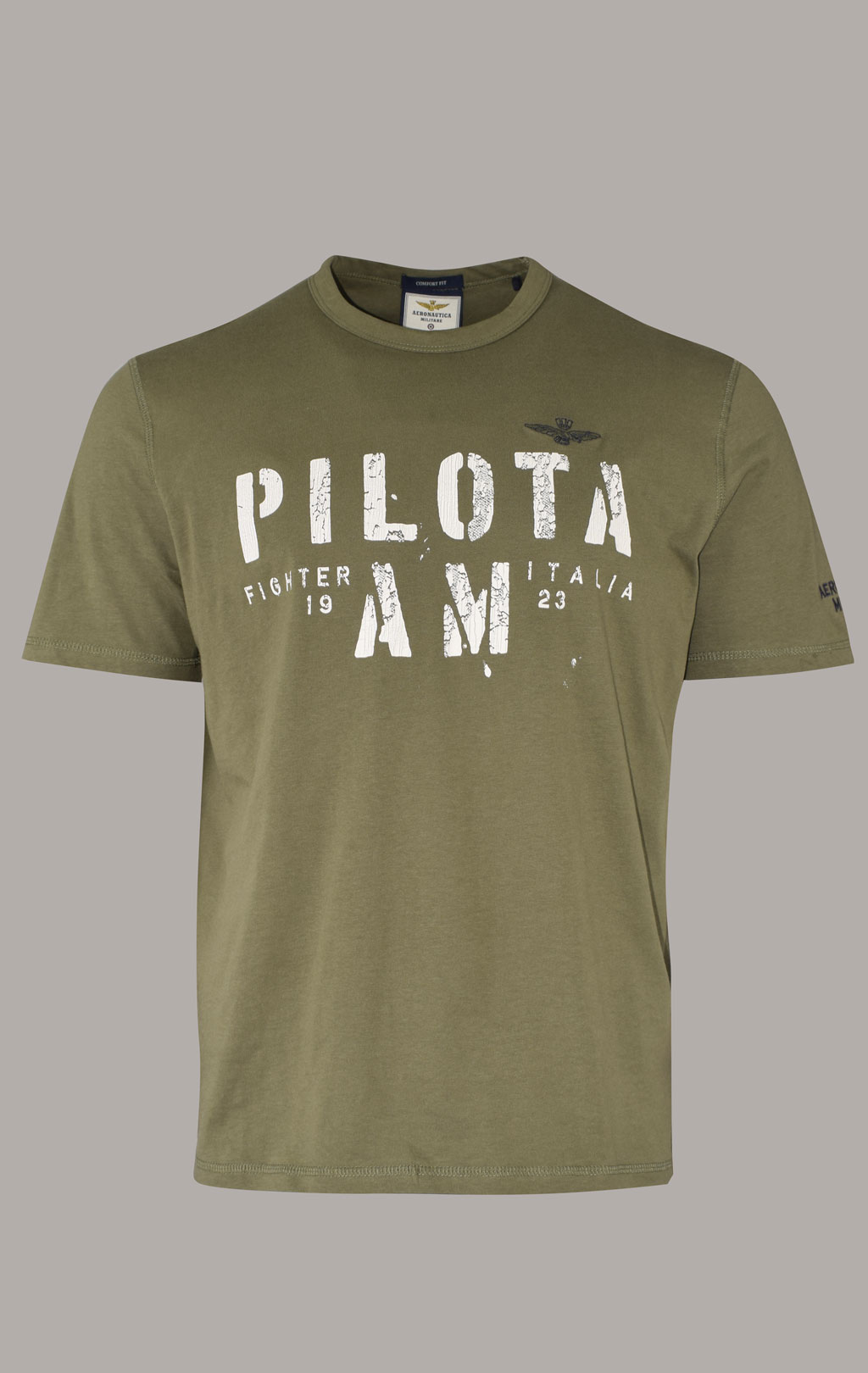 Футболка AERONAUTICA MILITARE SS 23/BD verde (TS 2092) 