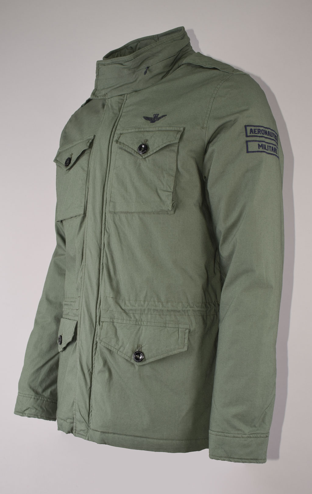 Куртка AERONAUTICA MILITARE M-65 SS 23 m/TR verde mililtare (AB 2058) 