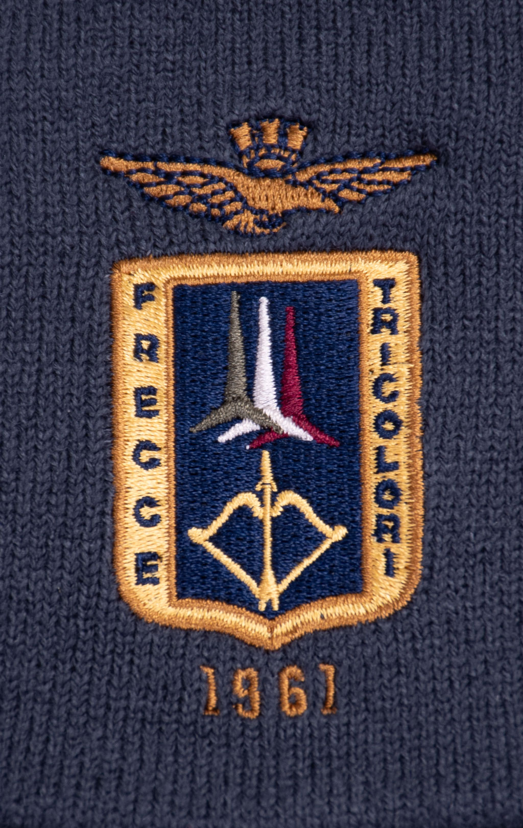 Шапка вязаная AERONAUTICA MILITARE FW 26/27/CN shark (CU 0092) 