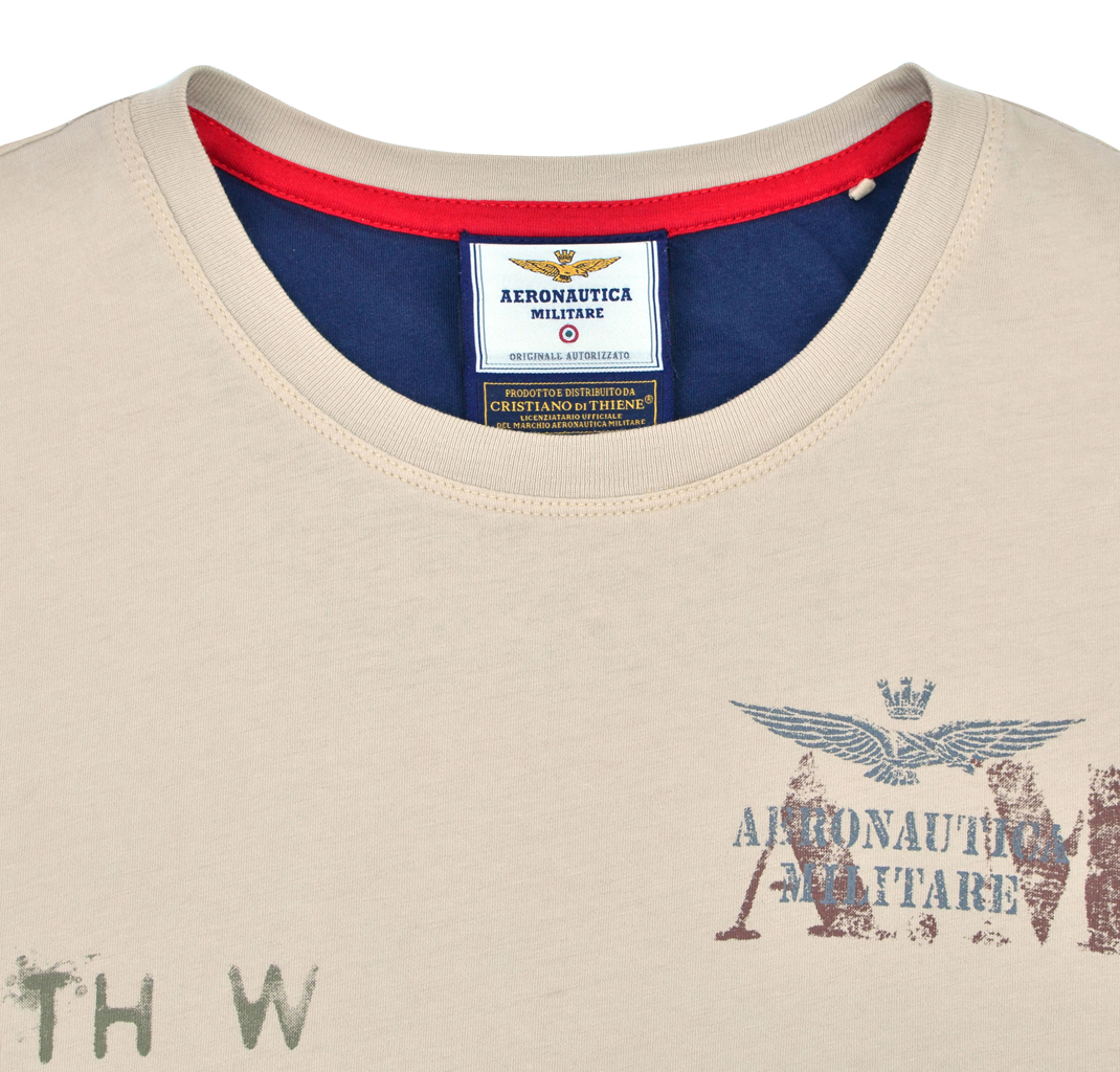 Футболка AERONAUTICA MILITARE sand (TS 1514) 