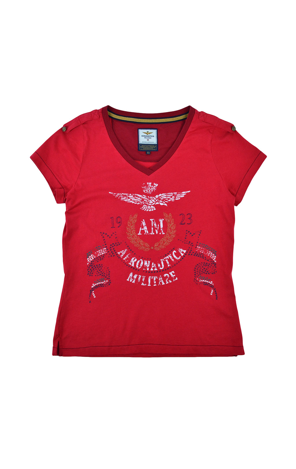 Женская футболка AERONAUTICA MILITARE red chili pepper (TS 1489) 