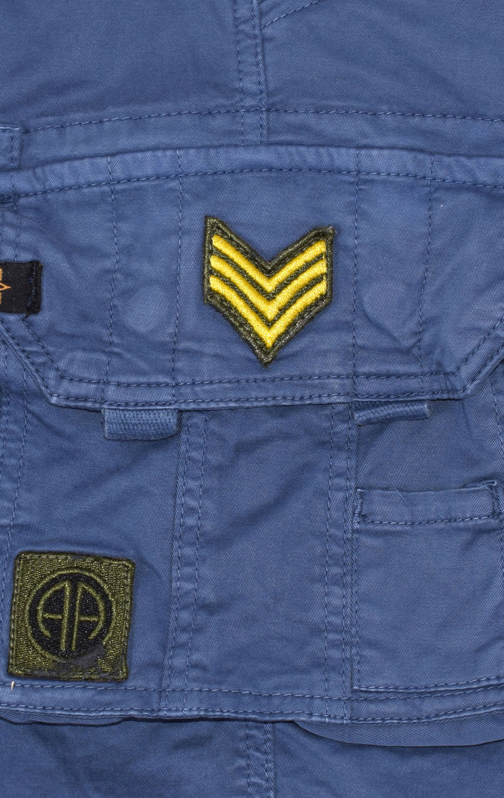 Шорты ALPHA INDUSTRIES CREW SHORT PATCH new navy 