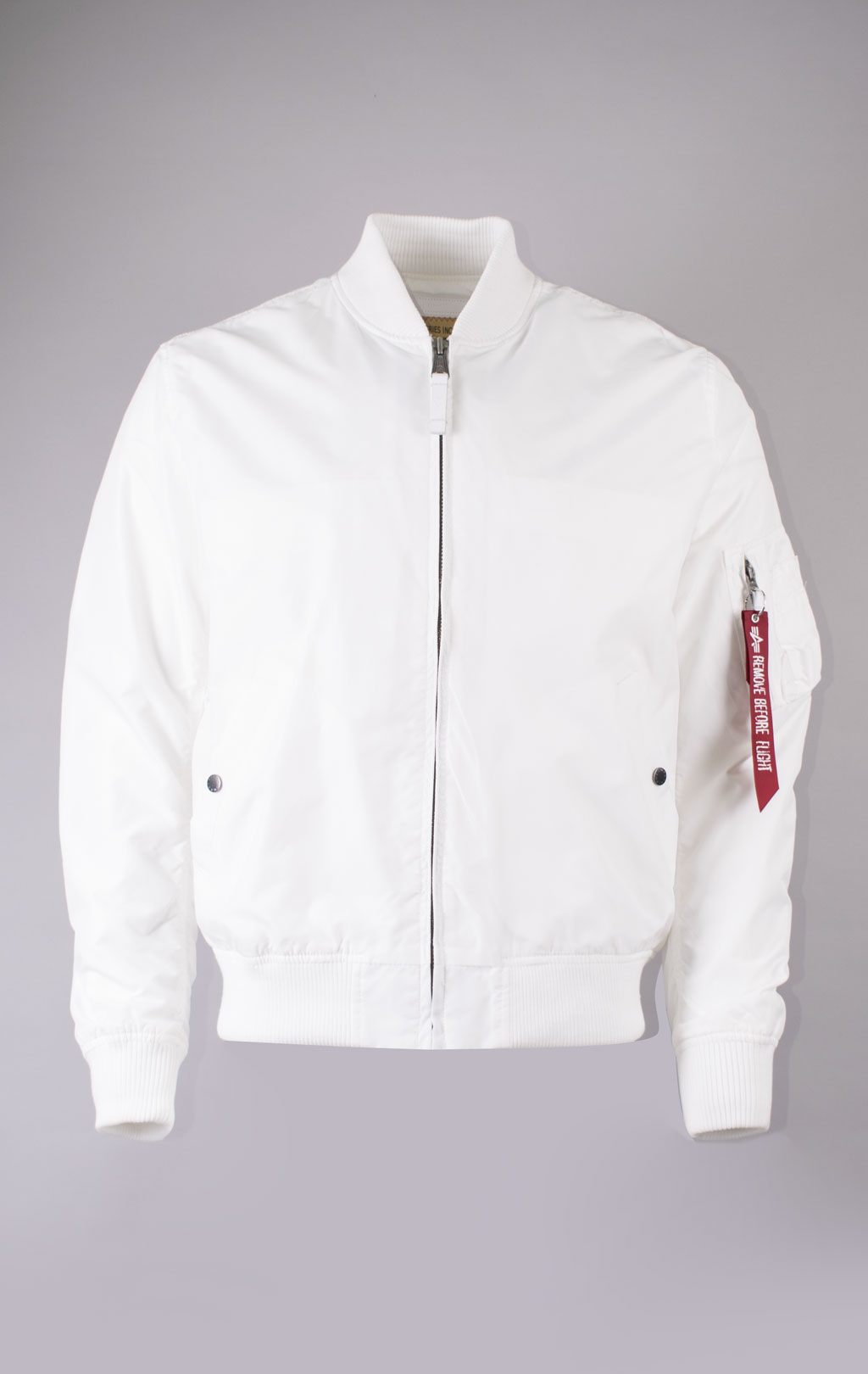 Ветровка-бомбер ALPHA INDUSTRIES TT MA-1 white 