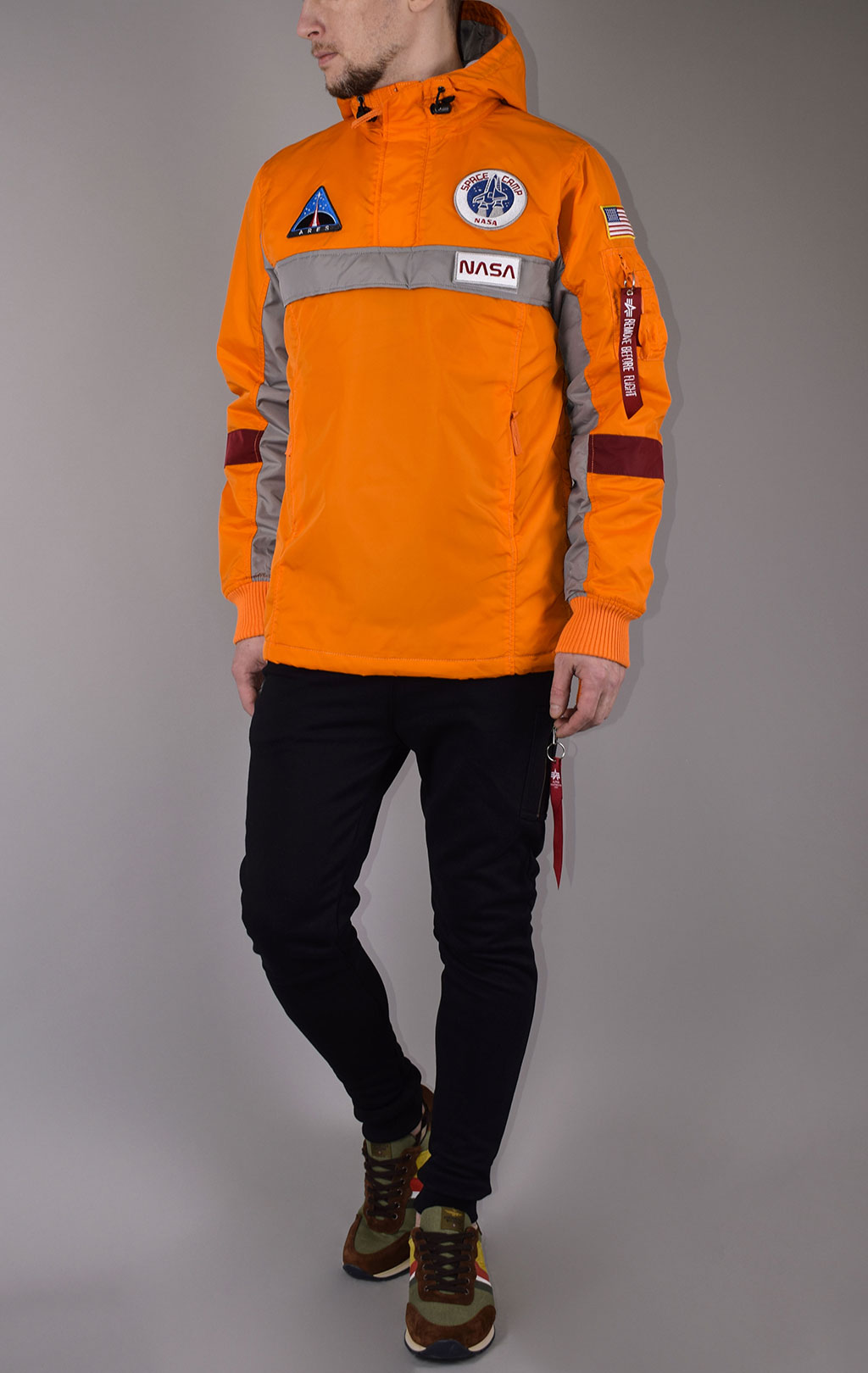 Анорак ALPHA INDUSTRIES NASA SPACE CAMP ANORAK alpha orange 