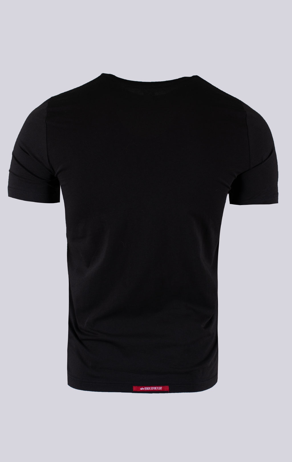 Футболка ALPHA INDUSTRIES NASA APOLLO FOUR TEE плотная black 