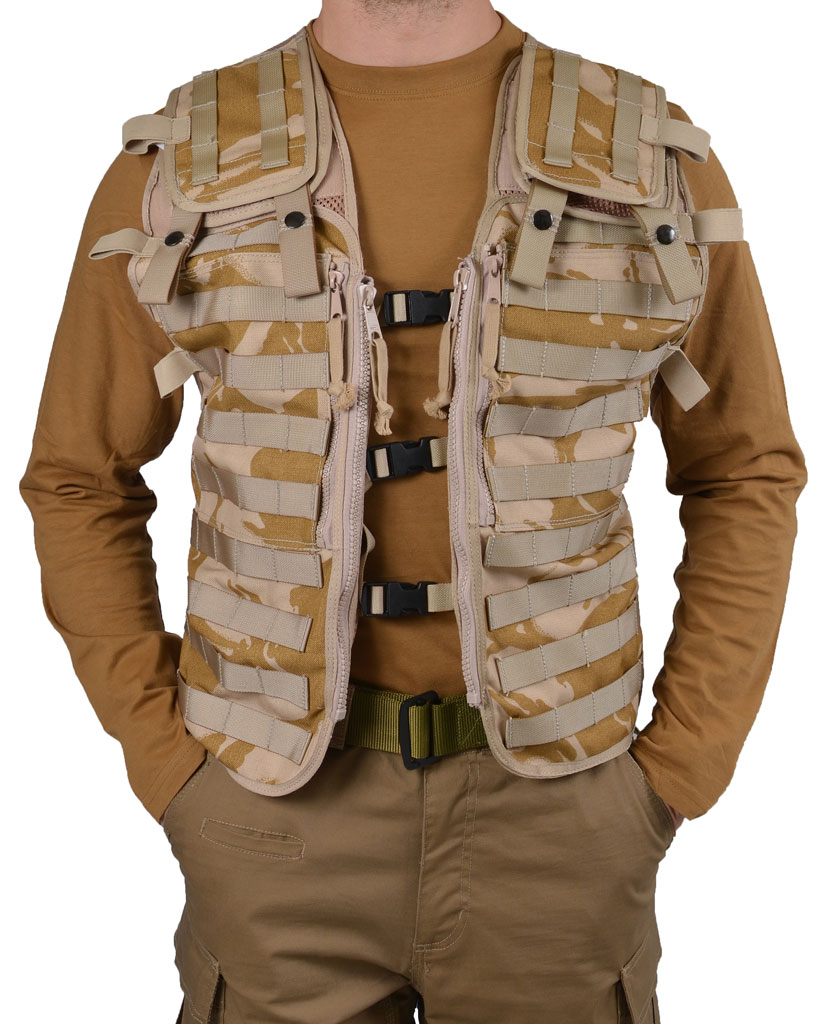 Жилет MOLLE dpm desert б/у Англия