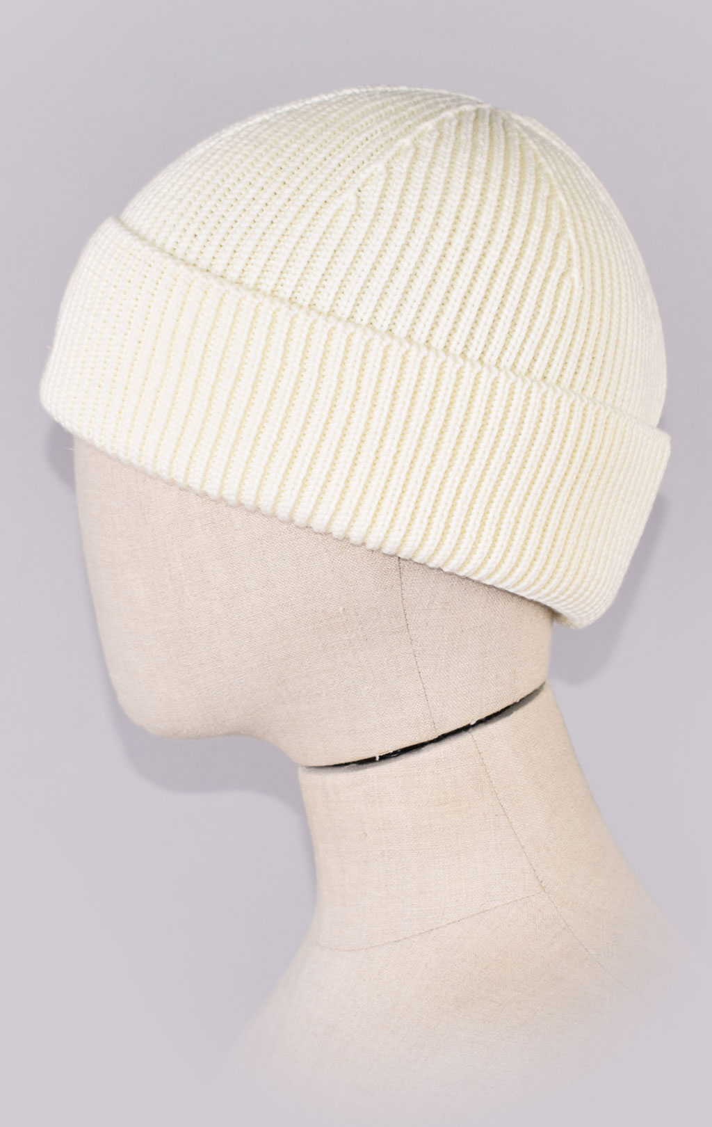 Шапка вязаная PARAJUMPERS PLAIN BEANIE FW 21/22 milk 