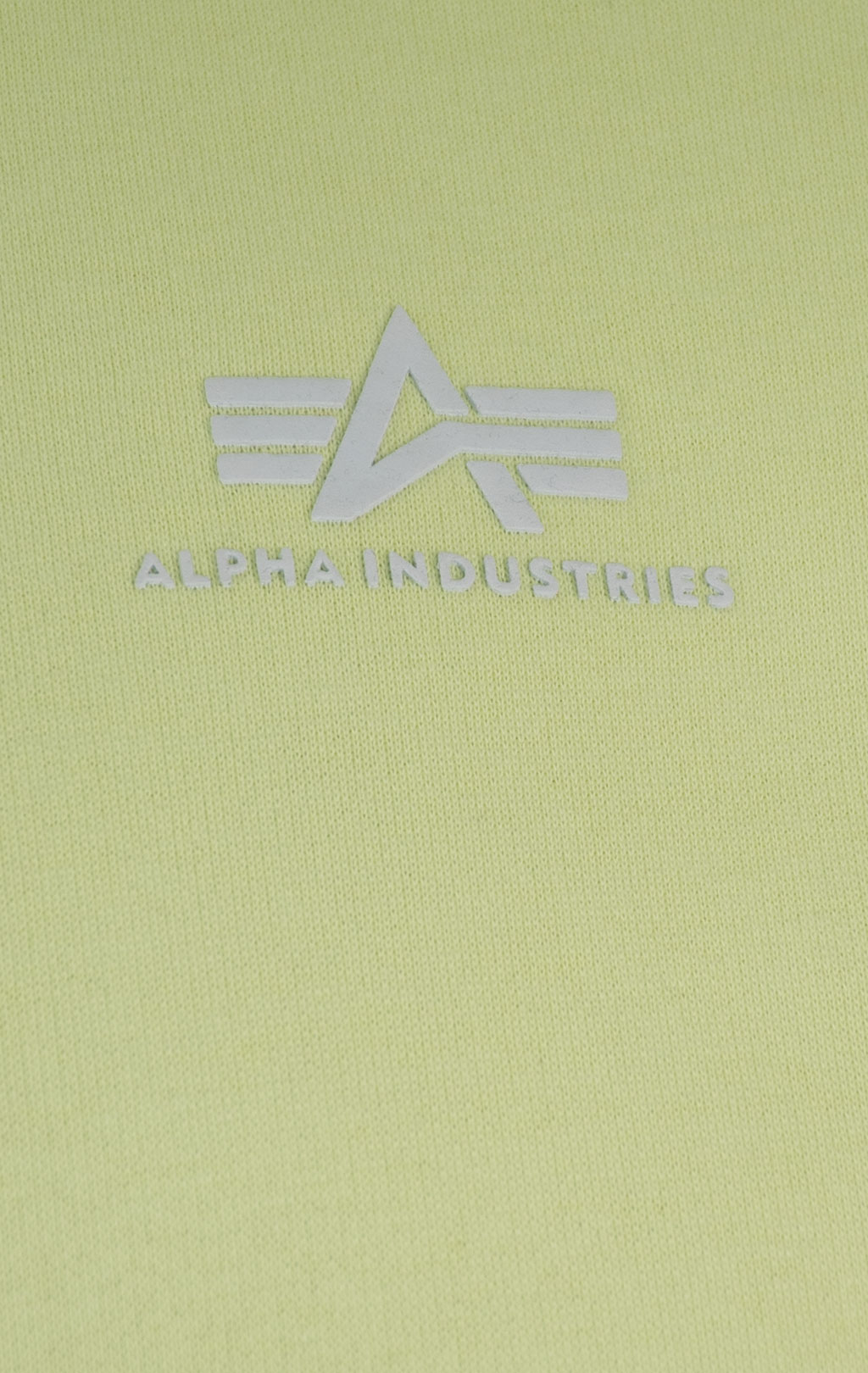 Толстовка ALPHA INDUSTRIES BASIC HOODY SMALL LOGO arctic lime 