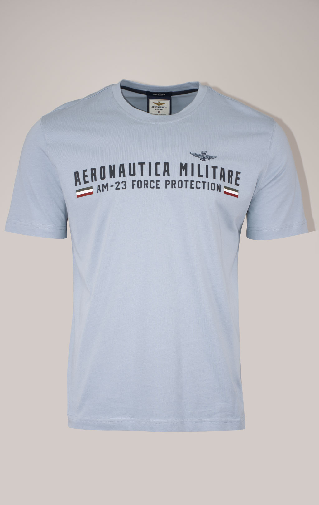 Футболка AERONAUTICA MILITARE SS 24/TR glacier blue (TS 1942) 