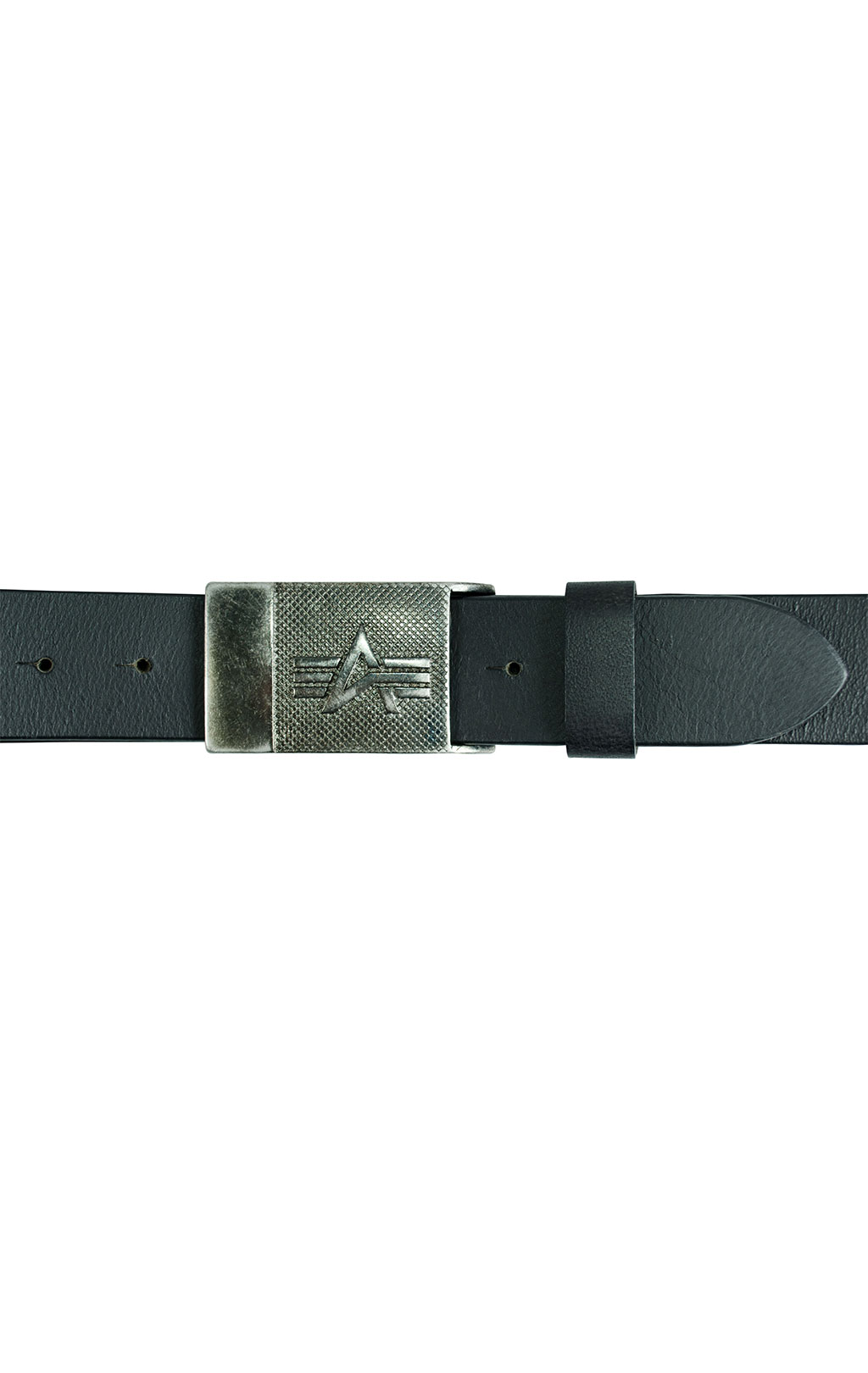 Ремень кожаный ALPHA INDUSTRIES LEATHER BELT black 