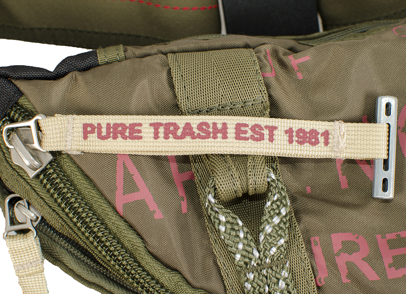 Сумка поясная PURE TRASH PT нейлон green 