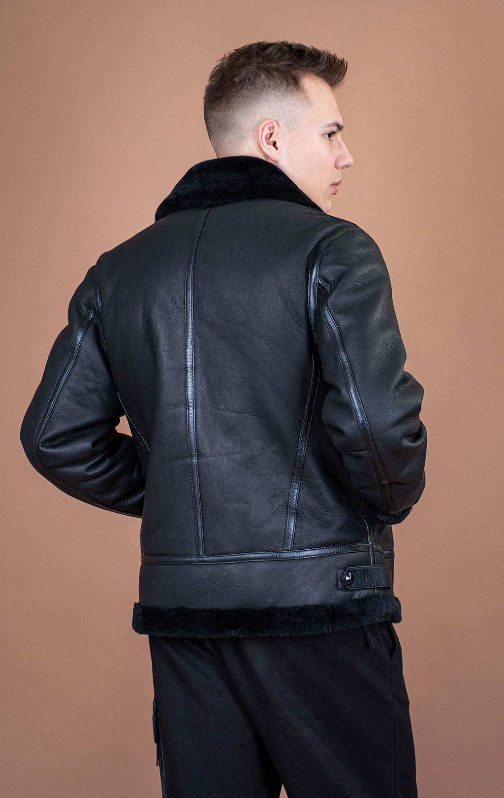Куртка-пилот KODZIC B-3 овчина black (1251) 